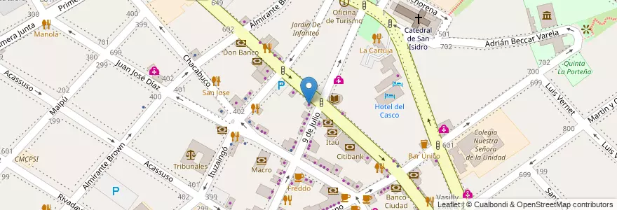 Mapa de ubicacion de Rever Pass en Argentinië, Buenos Aires, Partido De San Isidro, San Isidro.