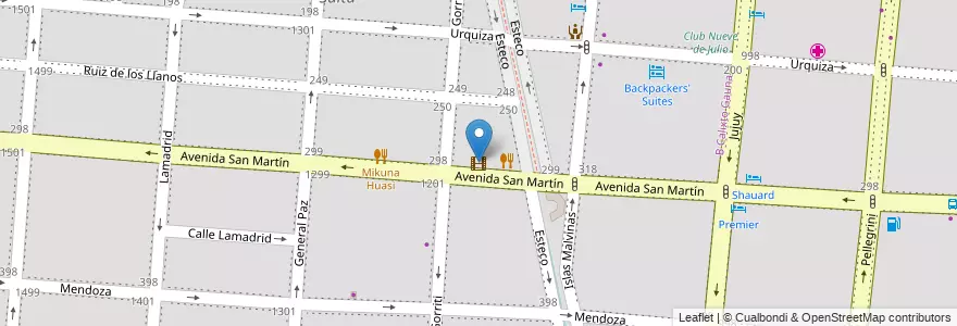 Mapa de ubicacion de REX en 阿根廷, Salta, Capital, Municipio De Salta, Salta.