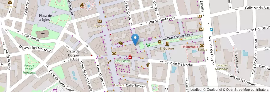 Mapa de ubicacion de Ria en إسبانيا, منطقة مدريد, منطقة مدريد, Área Metropolitana De Madrid Y Corredor Del Henares, Majadahonda.