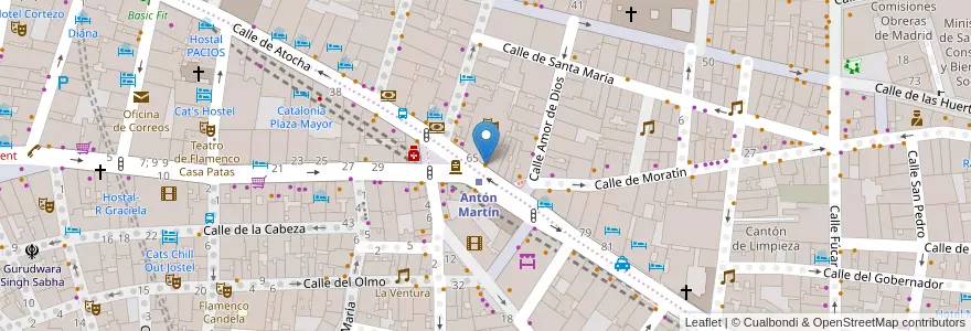Mapa de ubicacion de Rías Altas en Spanien, Autonome Gemeinschaft Madrid, Autonome Gemeinschaft Madrid, Área Metropolitana De Madrid Y Corredor Del Henares, Madrid.