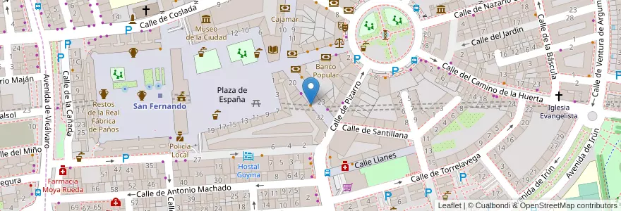 Mapa de ubicacion de Riber en اسپانیا, بخش خودمختار مادرید, بخش خودمختار مادرید, Área Metropolitana De Madrid Y Corredor Del Henares, San Fernando De Henares, Coslada.