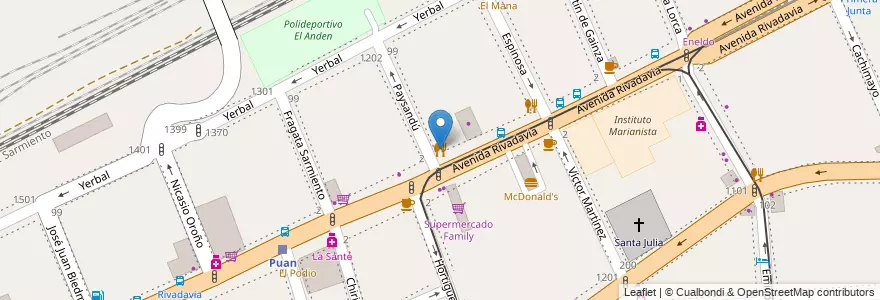 Mapa de ubicacion de Richard Parker, Caballito en Arjantin, Ciudad Autónoma De Buenos Aires, Buenos Aires, Comuna 6.
