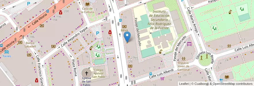 Mapa de ubicacion de Rincón en Sepanyol, Castilla Y León, Burgos, Alfoz De Burgos, Burgos.