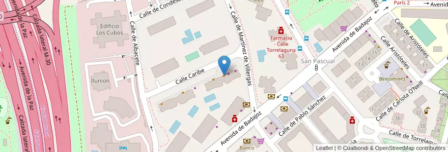 Mapa de ubicacion de Rinconcito de Jesús en إسبانيا, منطقة مدريد, منطقة مدريد, Área Metropolitana De Madrid Y Corredor Del Henares, مدريد.