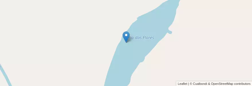 Mapa de ubicacion de Rio das Flores en Brezilya, Güney Bölgesi, Santa Catarina, Região Geográfica Intermediária De Chapecó, Microrregião De São Miguel D'Oeste, Bandeirante.