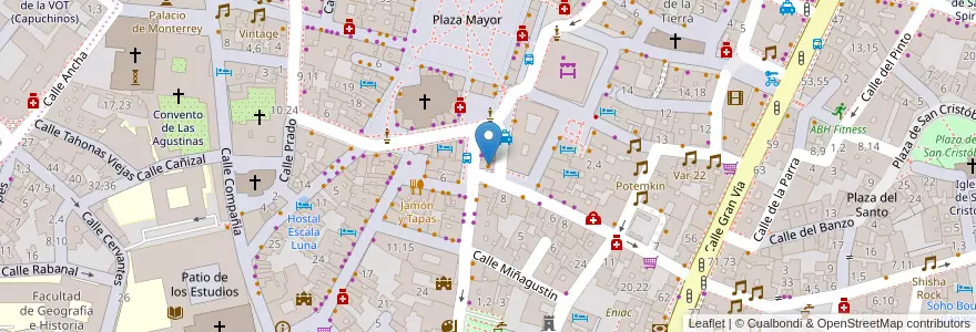 Mapa de ubicacion de Río de la Plata en 西班牙, Castilla Y León, Salamanca, Campo De Salamanca, Salamanca.