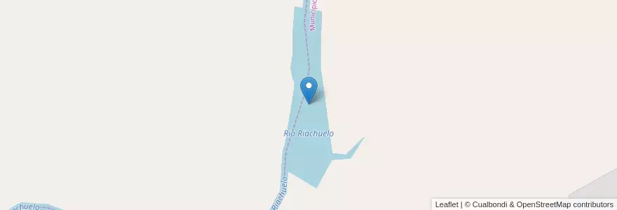 Mapa de ubicacion de Rio Riachuelo en 阿根廷, Corrientes, Departamento Capital, Corrientes.