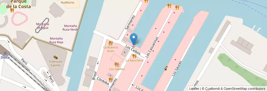 Mapa de ubicacion de Río Tur Catamaranes en Arjantin, Buenos Aires, Partido De Tigre, Tigre.