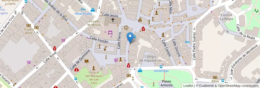 Mapa de ubicacion de Riomar en Spanien, Asturien, Asturien, Oviedo.