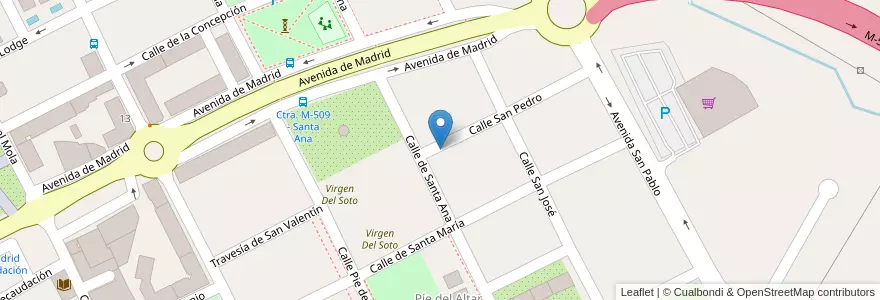 Mapa de ubicacion de Risitas Tres en 스페인, Comunidad De Madrid, Comunidad De Madrid, Cuenca Del Guadarrama, Villanueva Del Pardillo.