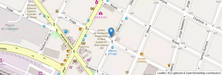 Mapa de ubicacion de RITA Restaurante, Chacarita en Argentina, Autonomous City Of Buenos Aires, Autonomous City Of Buenos Aires, Comuna 15.