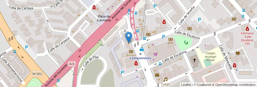 Mapa de ubicacion de Rivas en 西班牙, Comunidad De Madrid, Comunidad De Madrid, Área Metropolitana De Madrid Y Corredor Del Henares, Madrid.