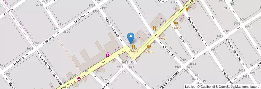 Mapa de ubicacion de RM Vet, Villa del Parque en Аргентина, Буэнос-Айрес, Буэнос-Айрес, Comuna 11.