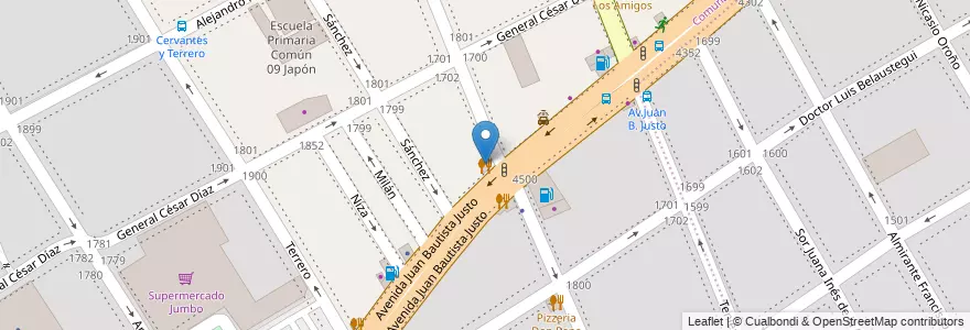 Mapa de ubicacion de Rock y Gol, Villa General Mitre en Argentinië, Ciudad Autónoma De Buenos Aires, Buenos Aires.