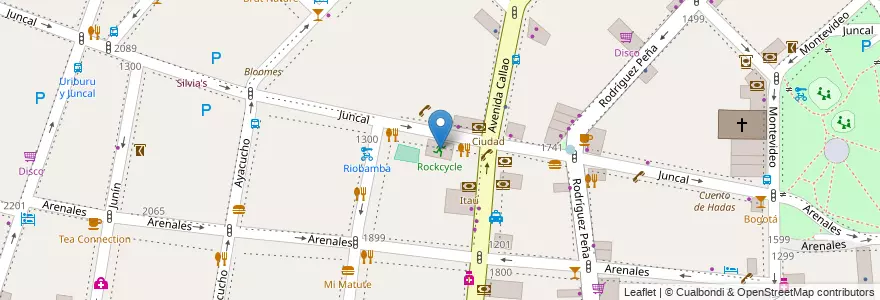 Mapa de ubicacion de Rockcycle, Recoleta en Argentina, Ciudad Autónoma De Buenos Aires, Comuna 2, Buenos Aires.