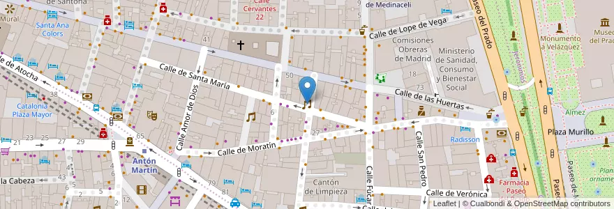 Mapa de ubicacion de RockNRolla en 스페인, Comunidad De Madrid, Comunidad De Madrid, Área Metropolitana De Madrid Y Corredor Del Henares, 마드리드.