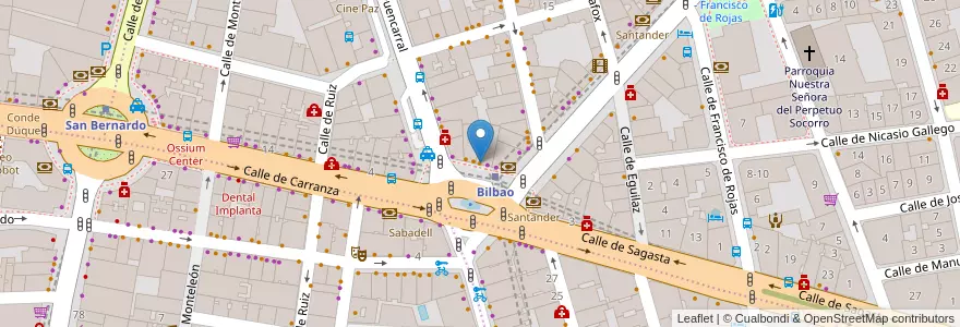 Mapa de ubicacion de Rodilla en Испания, Мадрид, Мадрид, Área Metropolitana De Madrid Y Corredor Del Henares, Мадрид.
