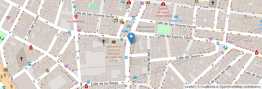 Mapa de ubicacion de Rodilla en اسپانیا, بخش خودمختار مادرید, بخش خودمختار مادرید, Área Metropolitana De Madrid Y Corredor Del Henares, مادرید.