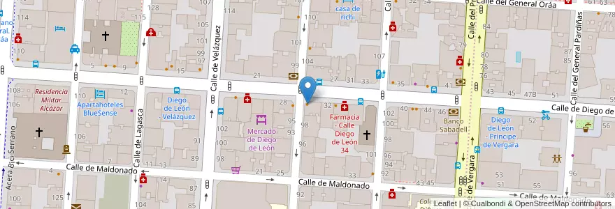Mapa de ubicacion de Rodilla en Spain, Community Of Madrid, Community Of Madrid, Área Metropolitana De Madrid Y Corredor Del Henares, Madrid.