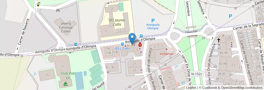 Mapa de ubicacion de Rol de Pa en اسپانیا, Catalunya, Barcelona, Osona, Vic.
