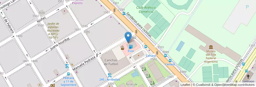 Mapa de ubicacion de Rolito en Argentina, Ciudad Autónoma De Buenos Aires, Buenos Aires, Comuna 13.