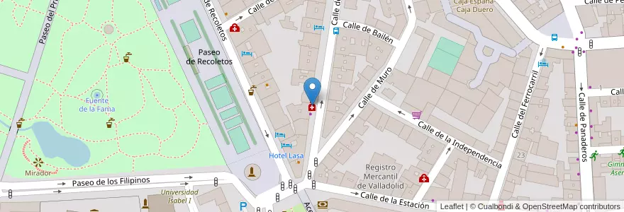 Mapa de ubicacion de Romero en Sepanyol, Castilla Y León, Valladolid, Valladolid.