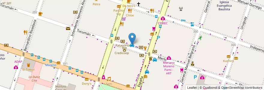 Mapa de ubicacion de Romicar en Argentinië, Buenos Aires, Partido De Moreno, Moreno.