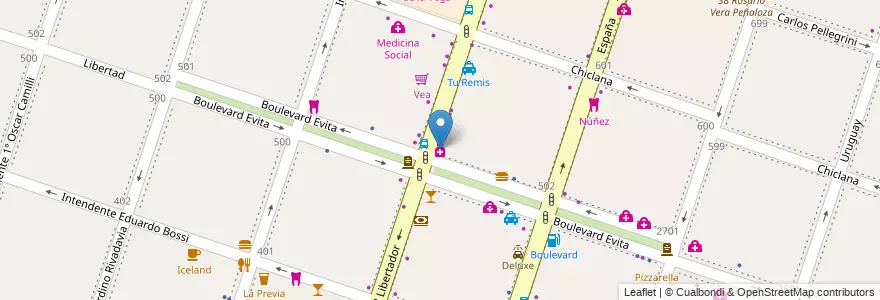 Mapa de ubicacion de Romo en الأرجنتين, بوينس آيرس, Partido De Moreno, Moreno.