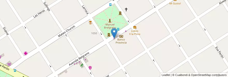 Mapa de ubicacion de Ropa La Belgrano en Аргентина, Буэнос-Айрес, Partido De Escobar, Garín.
