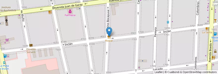 Mapa de ubicacion de Roque, Boedo en アルゼンチン, Ciudad Autónoma De Buenos Aires, Comuna 5, ブエノスアイレス.