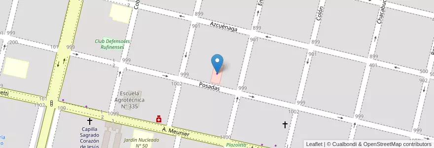 Mapa de ubicacion de ROS Informática en Arjantin, Santa Fe, Departamento General López, Municipio De Rufino.