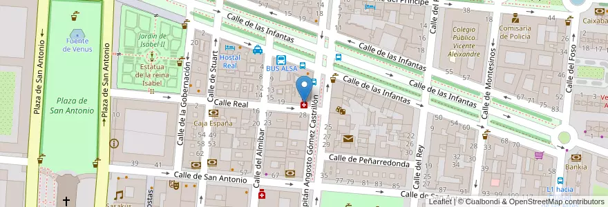 Mapa de ubicacion de Rosa Prats Giménez en Испания, Мадрид, Мадрид, Las Vegas, Aranjuez.