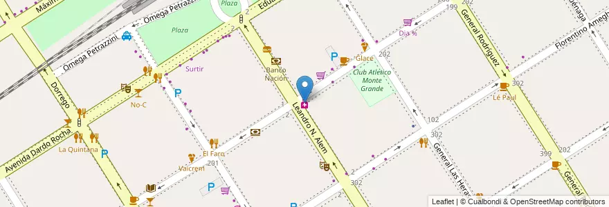 Mapa de ubicacion de Rosa en Arjantin, Buenos Aires, Partido De Esteban Echeverría, Monte Grande.