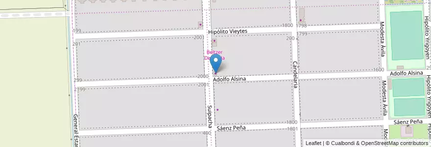 Mapa de ubicacion de Rosanger04 en アルゼンチン, サンタフェ州, Departamento Rosario, Municipio De Funes, Funes.