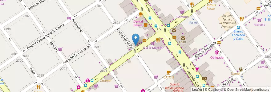 Mapa de ubicacion de Rosmari, Belgrano en アルゼンチン, Ciudad Autónoma De Buenos Aires, ブエノスアイレス, Comuna 13.
