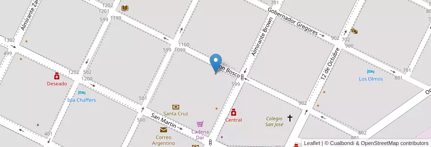 Mapa de ubicacion de Rostiseria Mr Cook en Arjantin, Santa Cruz, Deseado, Puerto Deseado, Puerto Deseado.