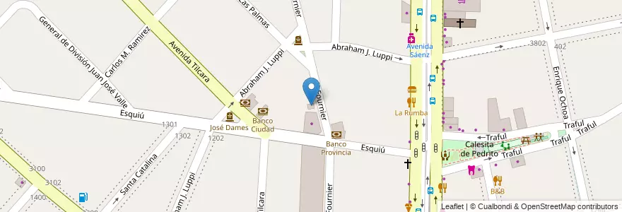 Mapa de ubicacion de Rotario de Popmeya, Nueva Pompeya en الأرجنتين, Ciudad Autónoma De Buenos Aires, Comuna 4, Buenos Aires.