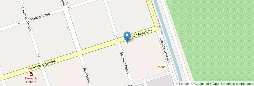 Mapa de ubicacion de Roticeria Alesi en Arjantin, Şili, Neuquén, Departamento Confluencia, Centenario.