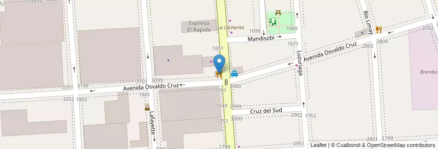 Mapa de ubicacion de Rotisería, Barracas en 阿根廷, Ciudad Autónoma De Buenos Aires, Partido De Avellaneda, Comuna 4, 布宜诺斯艾利斯.