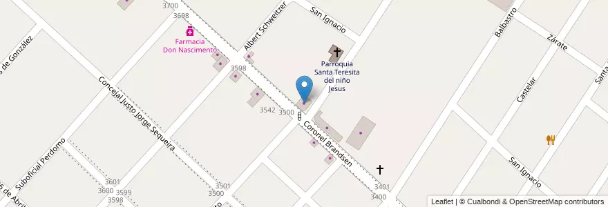 Mapa de ubicacion de RotoFrance en アルゼンチン, ブエノスアイレス州, Partido De Ituzaingó.