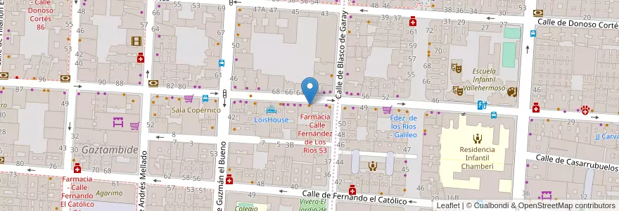Mapa de ubicacion de Rotterdam en Испания, Мадрид, Мадрид, Área Metropolitana De Madrid Y Corredor Del Henares, Мадрид.