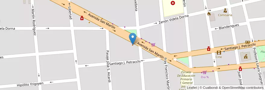 Mapa de ubicacion de ROUS en Argentinië, Buenos Aires, Partido De Monte, San Miguel Del Monte.