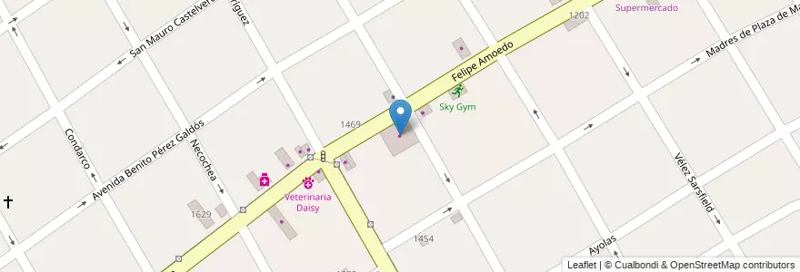 Mapa de ubicacion de Roverano en Arjantin, Buenos Aires, Partido De Quilmes, Quilmes.