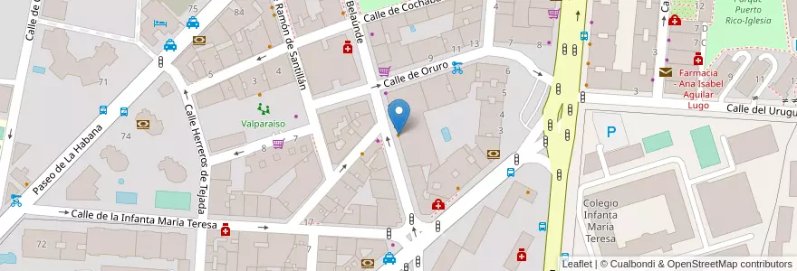 Mapa de ubicacion de Royal Fenix en Spanien, Autonome Gemeinschaft Madrid, Autonome Gemeinschaft Madrid, Área Metropolitana De Madrid Y Corredor Del Henares, Madrid.