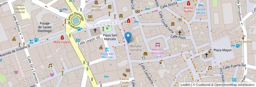 Mapa de ubicacion de Rua 11 en Spanje, Castilië En León, León, Tierra De León, León.