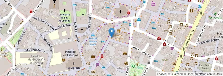 Mapa de ubicacion de Rúa Mayor en إسبانيا, قشتالة وليون, شلمنقة, دائرة شلمنقة, شلمنقة.