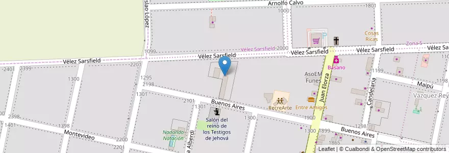 Mapa de ubicacion de Ruben Silva en Argentina, Santa Fe, Departamento Rosario, Municipio De Funes, Funes.