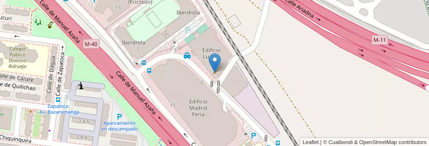 Mapa de ubicacion de Rubimar en スペイン, マドリード州, Comunidad De Madrid, Área Metropolitana De Madrid Y Corredor Del Henares, Madrid.