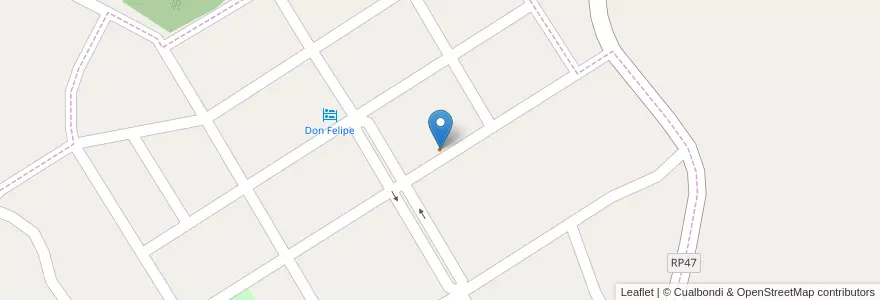 Mapa de ubicacion de Ruca Trabun en Arjantin, Şili, Neuquén, Departamento Collón Curá, Comisión De Fomento De Santo Tomás, Santo Tomás.