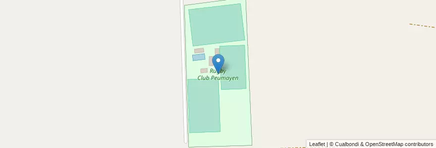 Mapa de ubicacion de Rugby Club Peumayen en 阿根廷, 智利, Mendoza, Departamento Luján De Cuyo, Luján De Cuyo, Distrito Ciudad De Luján De Cuyo.